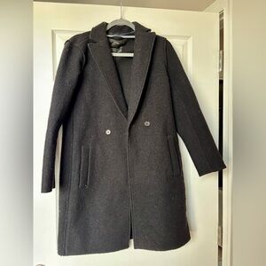J. Crew Daphne Topcoat in Italian Boiled Wool